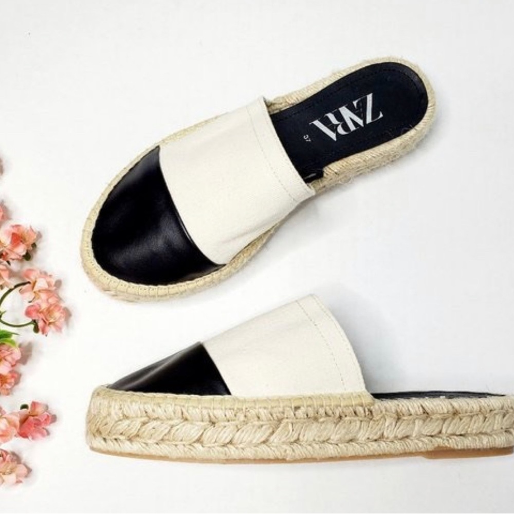 Zara cap toe espadrille